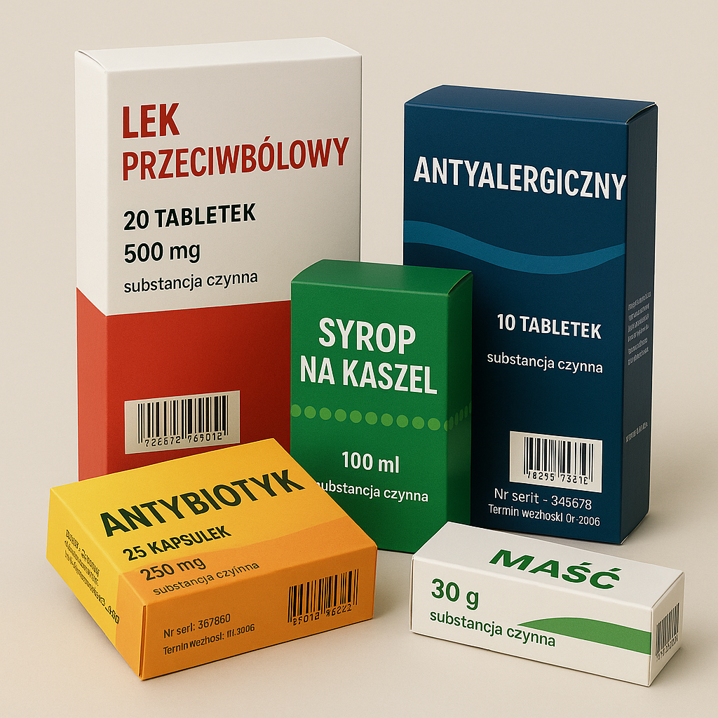 wybór leków i preparatów leczniczych